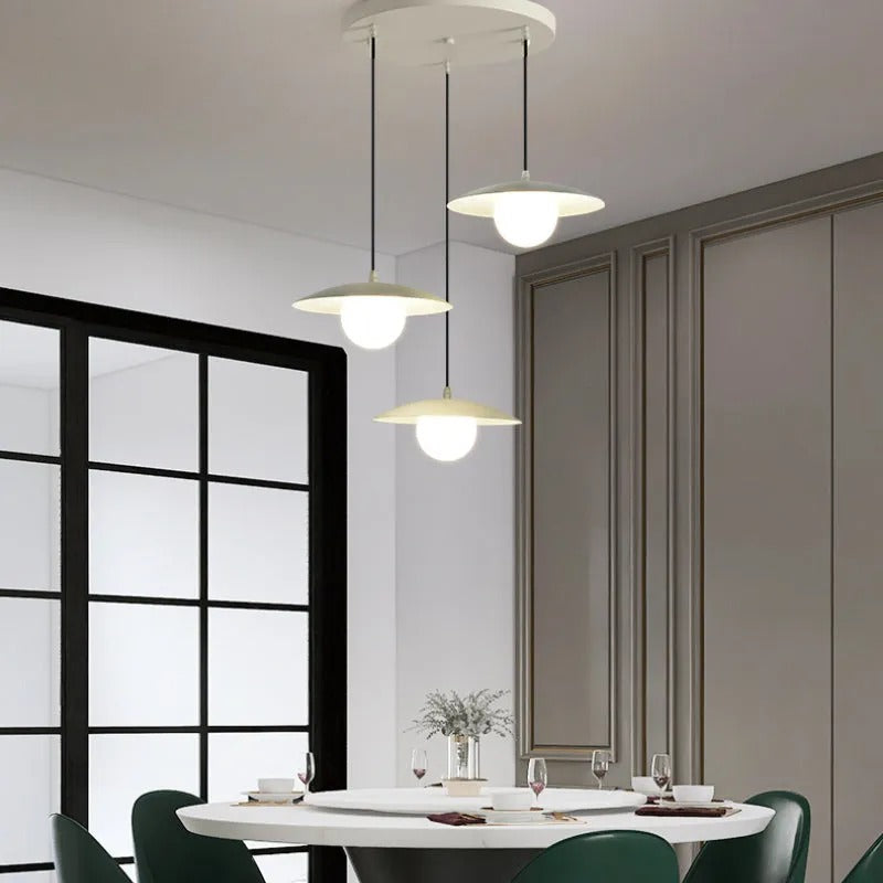 Valentina Moderne LED Pendelleuchte Metall Schwarz Esszimmer/Schlafzimmer