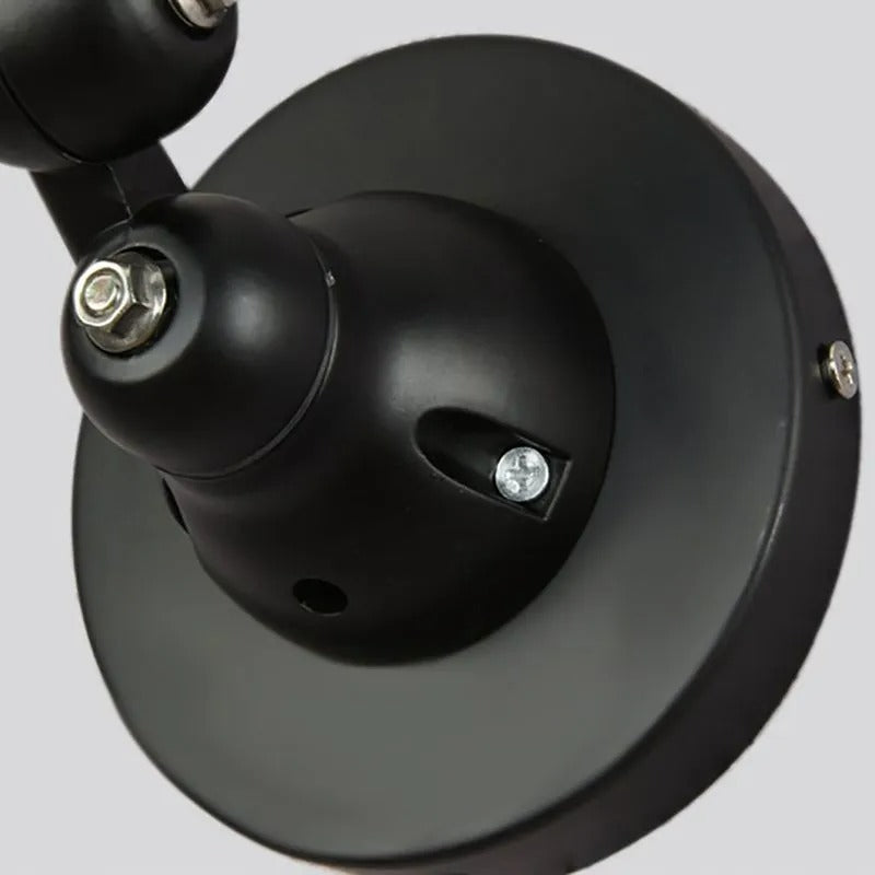 Silva Modern Wandleuchte, Metall, Kuppel, Schwarz/Weiß, Schlafzimmer