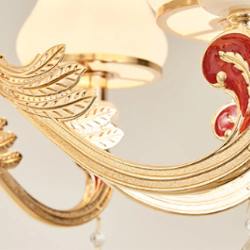 Silva Retro Pendelleuchte Metall Glas Wohnzimmer Schlafzimmer