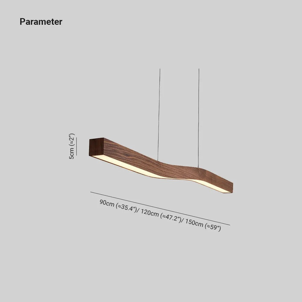 Muto Nordic Pendelleuchte Holz Wohnzimmer/Schlafzimmer/Esszimmer