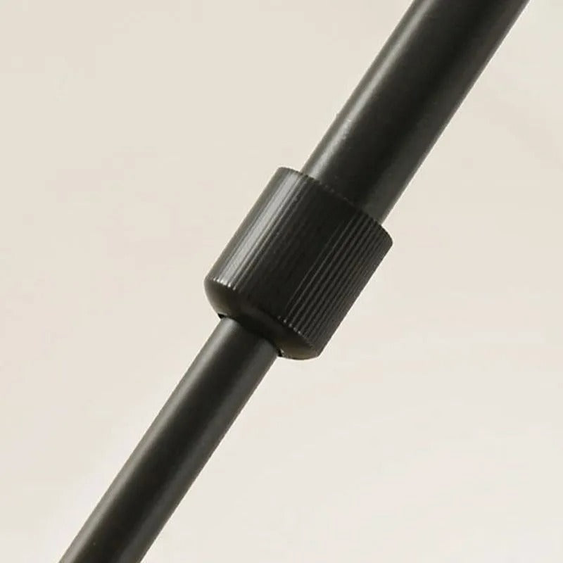 Arisha Design LED Kronleuchte Schwarz/Gold Wohnzimmer/Schlafzimmer Metall Textil