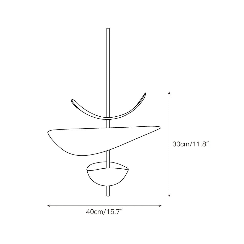 Unorara Nordisch Schwebend Pendelleuchte
