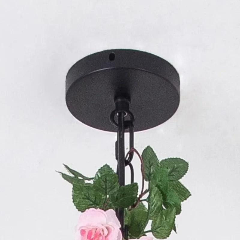 Valentina Retro LED Pendelleuchte Rattan Restaurant Schlafzimmer