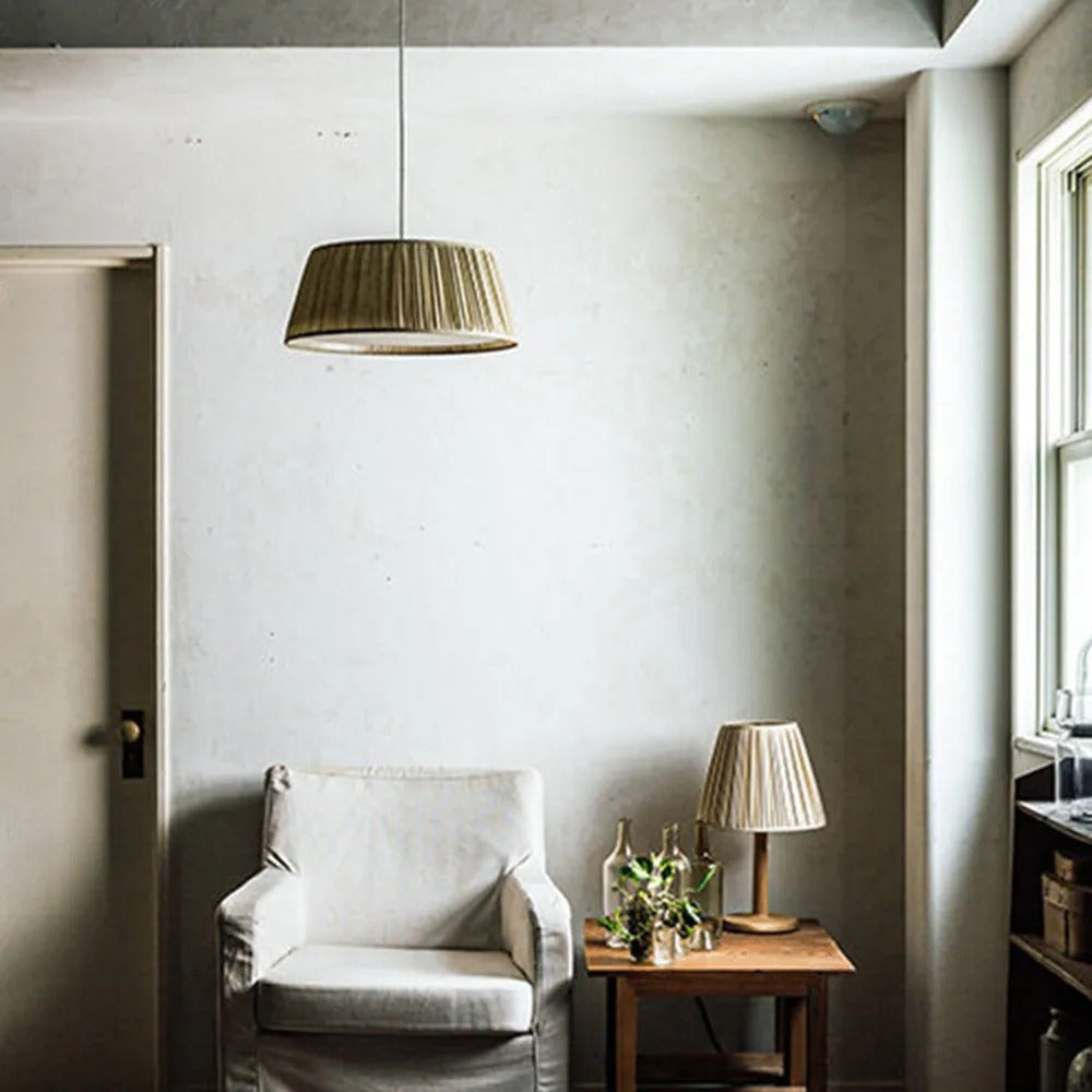 Ritta Modern LED Pendelleuchte Innen Esstisch/Schlaf/wohnzimmer Metall&Stoff S/M/L