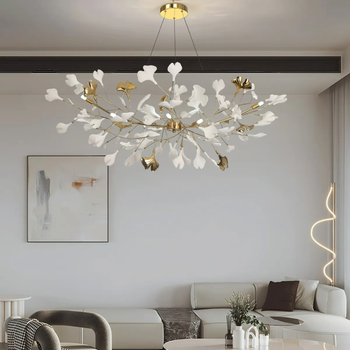 Metr Luxuskronleuchter aus Keramik in U-Bogen-Form-Letslighting