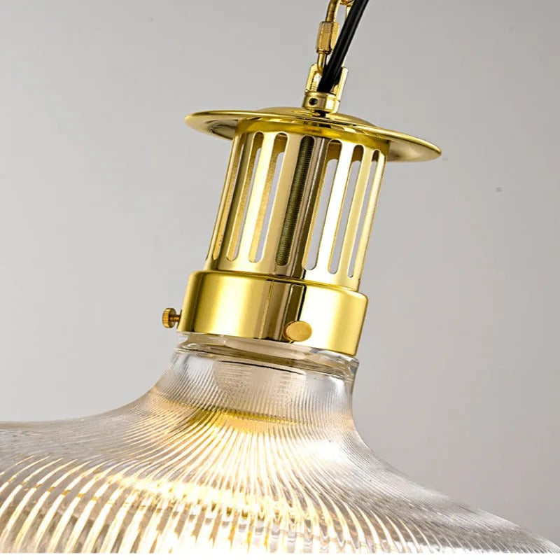 Silva Vintage Industrial LED Pendelleuchte Glas Schlafzimmer Küche