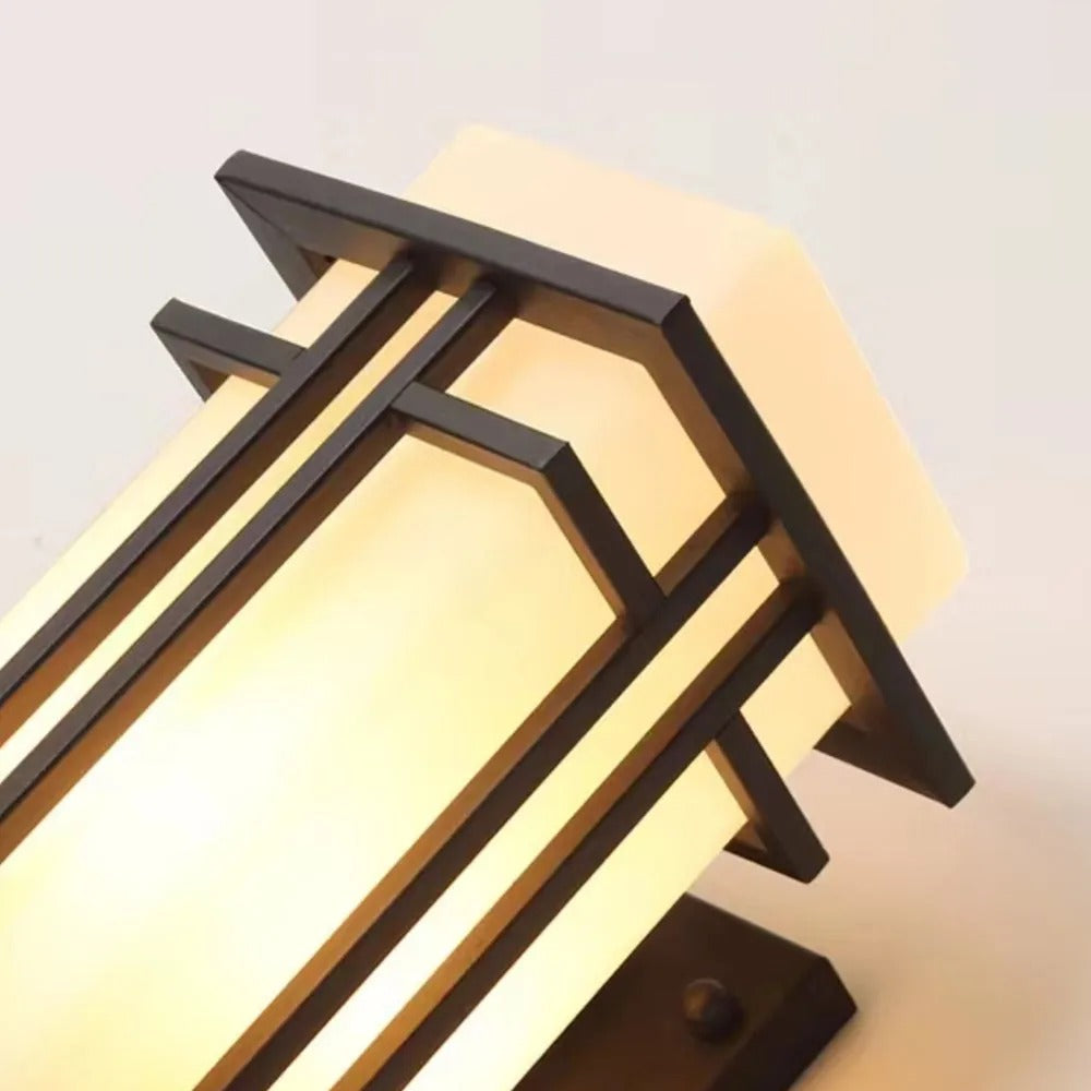 Ray Modern Rechteckig LED Wandleuchte Außen Zäunen/Toren/TerrassenSchwarz Metall 57CM Lang
