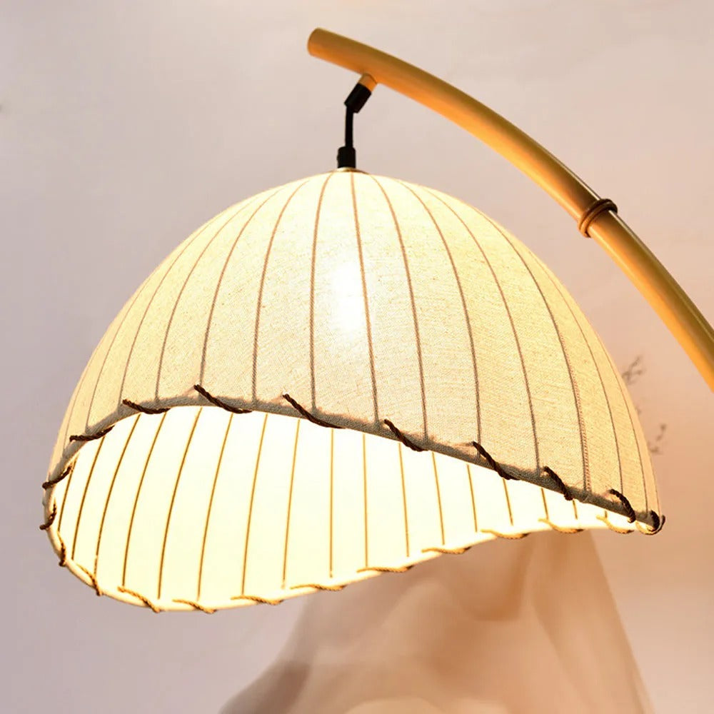 Muto Vintage LED Stehlampe Ess/Wohn/Schlafzimmer Metall/Stoff