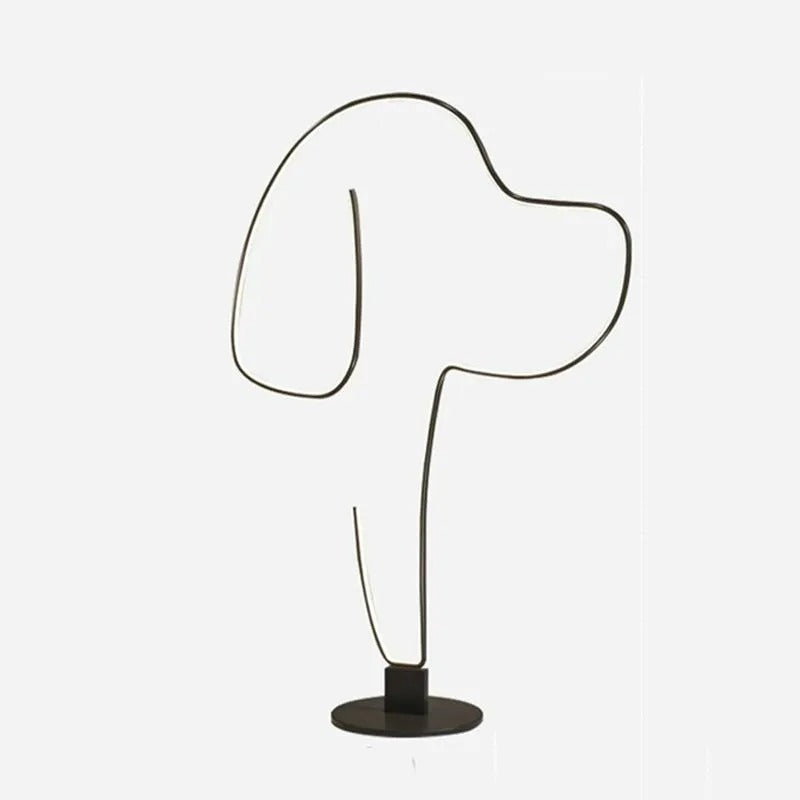 Arisha Modern LED Stehleuchte Katze/Hund Ess/Wohnzimmer Metall-Acryl