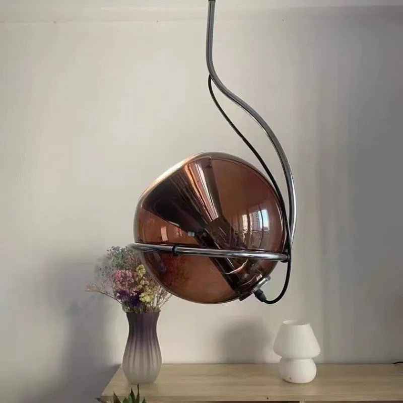 Valentina American Vintage Pendelleuchte Bernstein Glas Wohnzimmer/Schlafzimmer/Esszimmer
