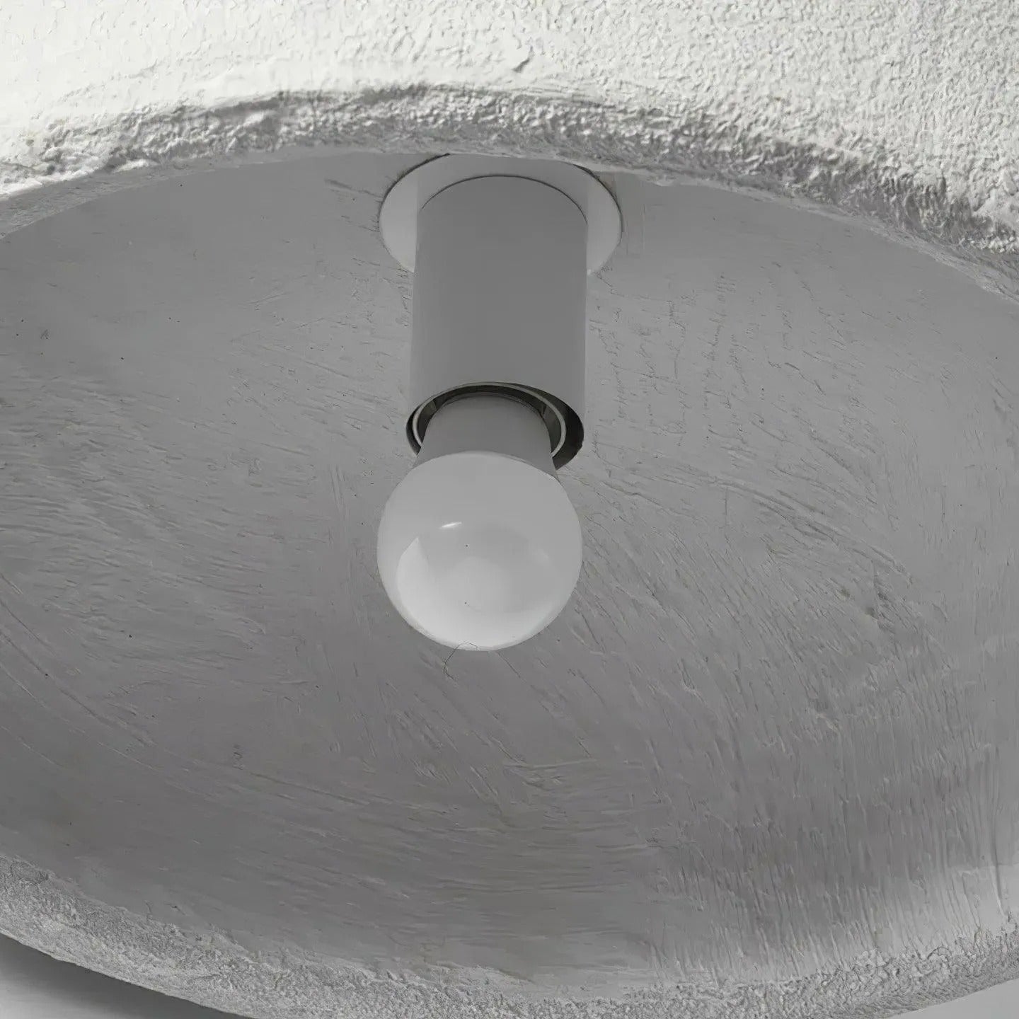 Avi LED Pendelleuchte Schale Grau Schlaf/Esszimmer Metall