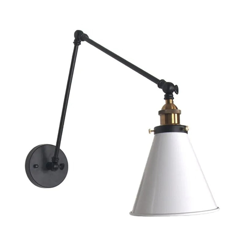 Silva Modern Wandleuchte Verstellbar, 2 Farben, Wohnzimmer, Metall