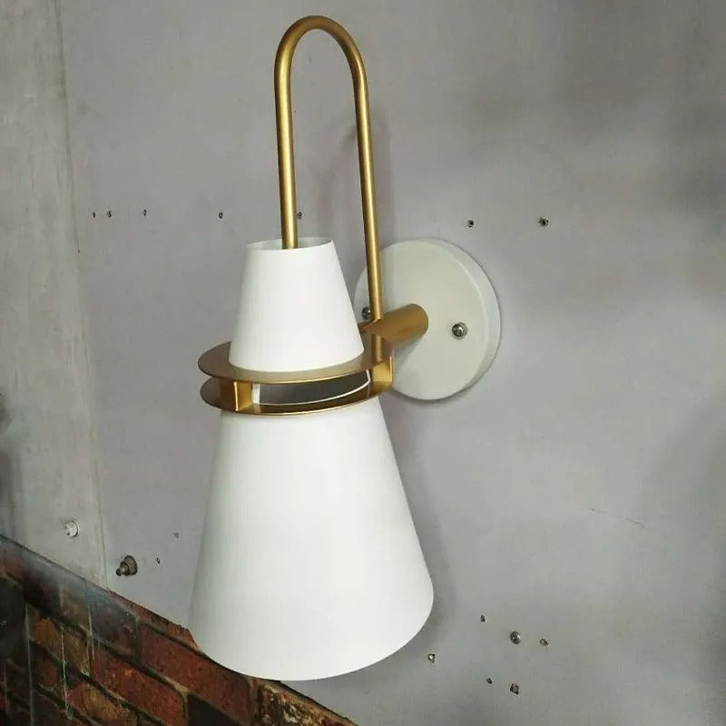 Valentina Modern Cone LED Wandleuchte Schwarz/Weiß/Blau Esstisch/Bade/Schlafzimmer Metal