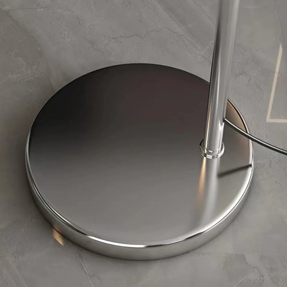 Mira Angelrute Design LED Stehlampe Silber Wohn/Essen/Schlafzimmer Metall