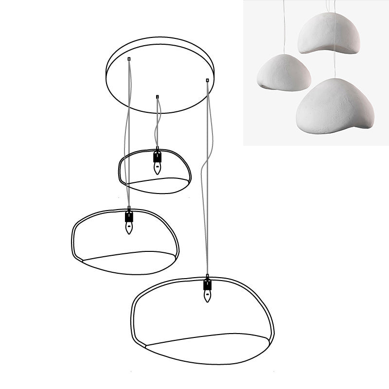 Lustra Kronleuchter Rau Kombination Wabi-Sabi-Letslighting