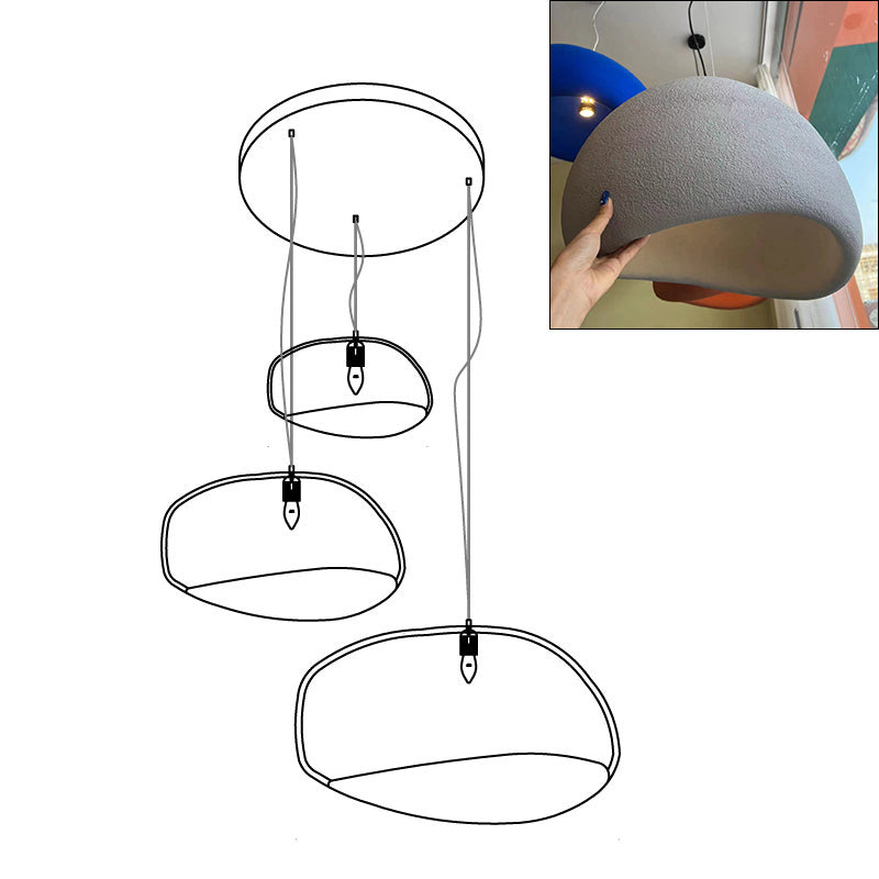 Lustra Kronleuchter Rau Kombination Wabi-Sabi-Letslighting
