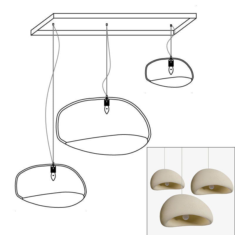 Lustra Kronleuchter Rau Kombination Wabi-Sabi-Letslighting