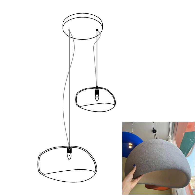 Lustra Kronleuchter Rau Kombination Wabi-Sabi-Letslighting
