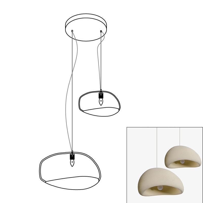Lustra Kronleuchter Rau Kombination Wabi-Sabi-Letslighting