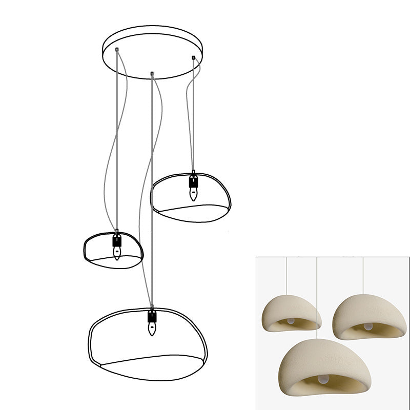 Lustra Kronleuchter Rau Kombination Wabi-Sabi-Letslighting