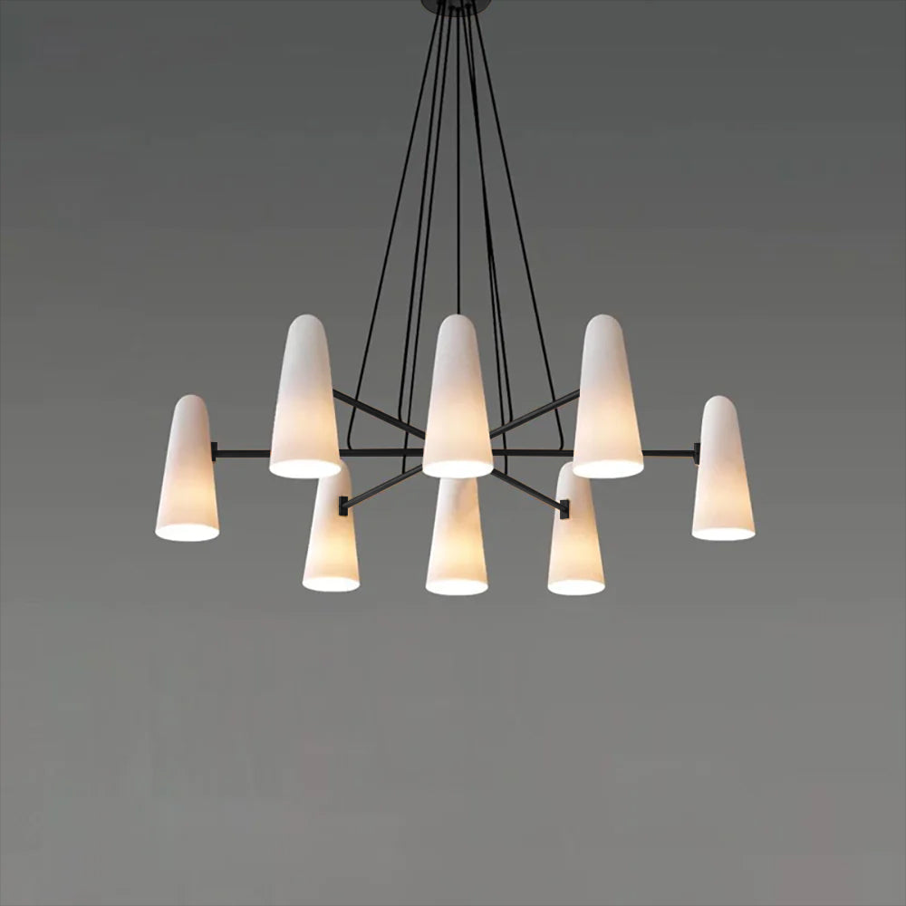 Artemis Chandelier Cone-Shaped-Letslighting