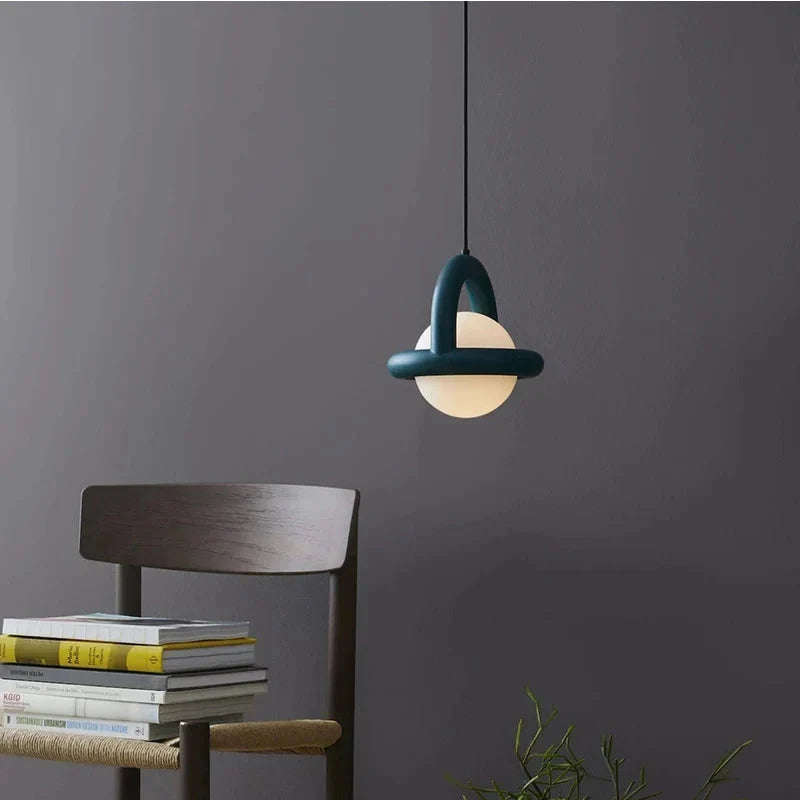 Valentina Ballon LED Pendelleuchte Metall/Glas Ess/Wohnzimmer