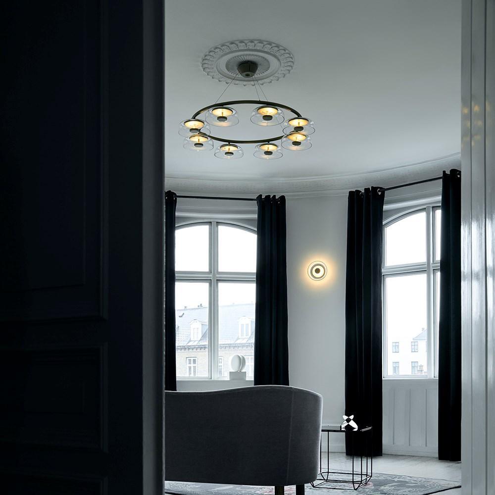 Aethera Circular Glass Chandelier - Blowlighting