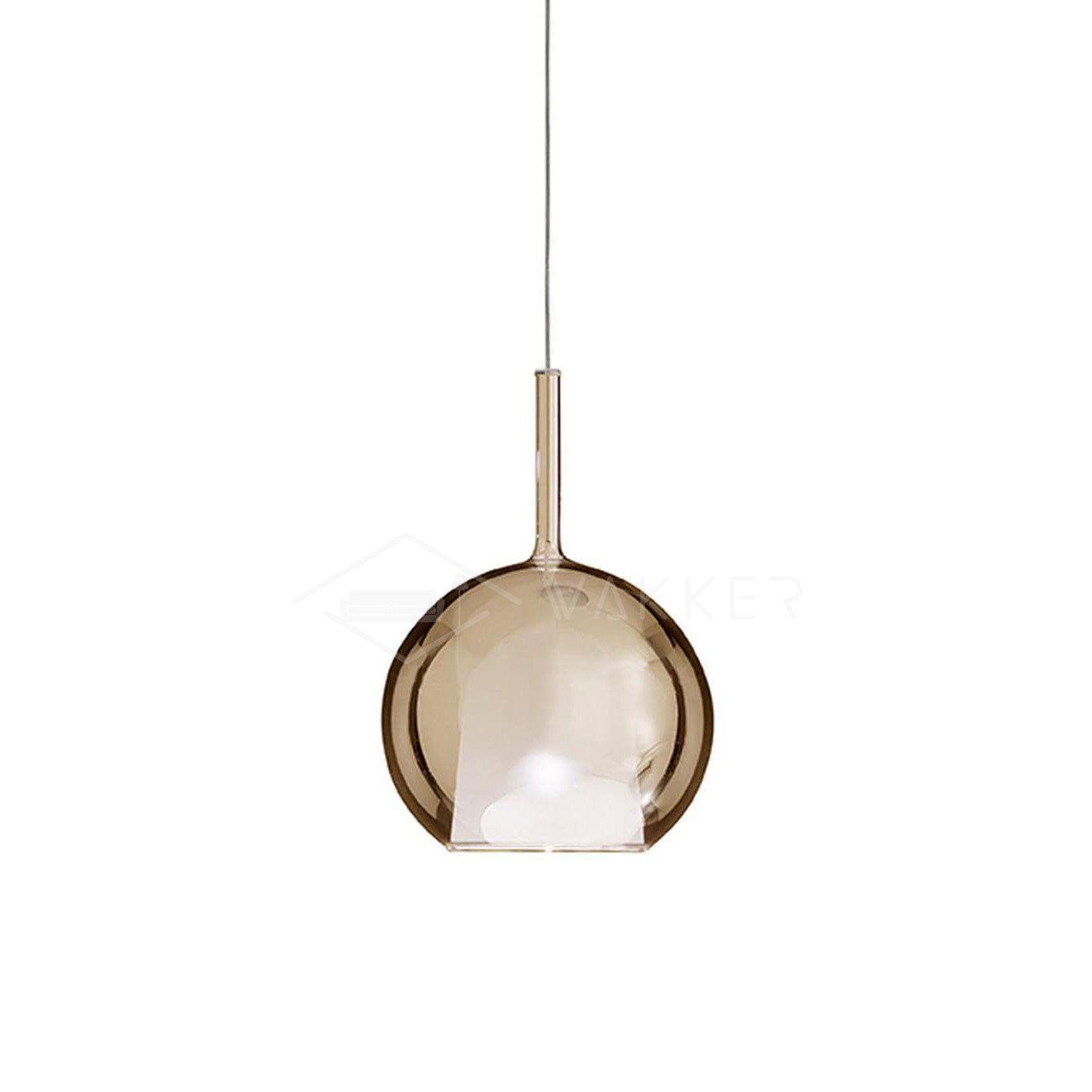 Lustra Pendelleuchte Rauchglas Rund-Letslighting