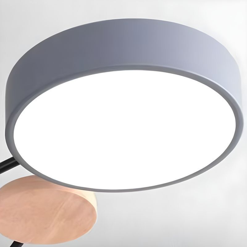 Arisha Geometrische Flush Mount Deckenleuchte Acryl/Holz Wohnzimmer