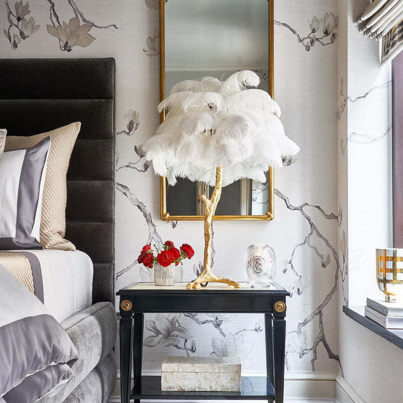 O'Moore Modern Mehrfarbig LED Stehlampe Feder Esszimmer/Wohnzimmer