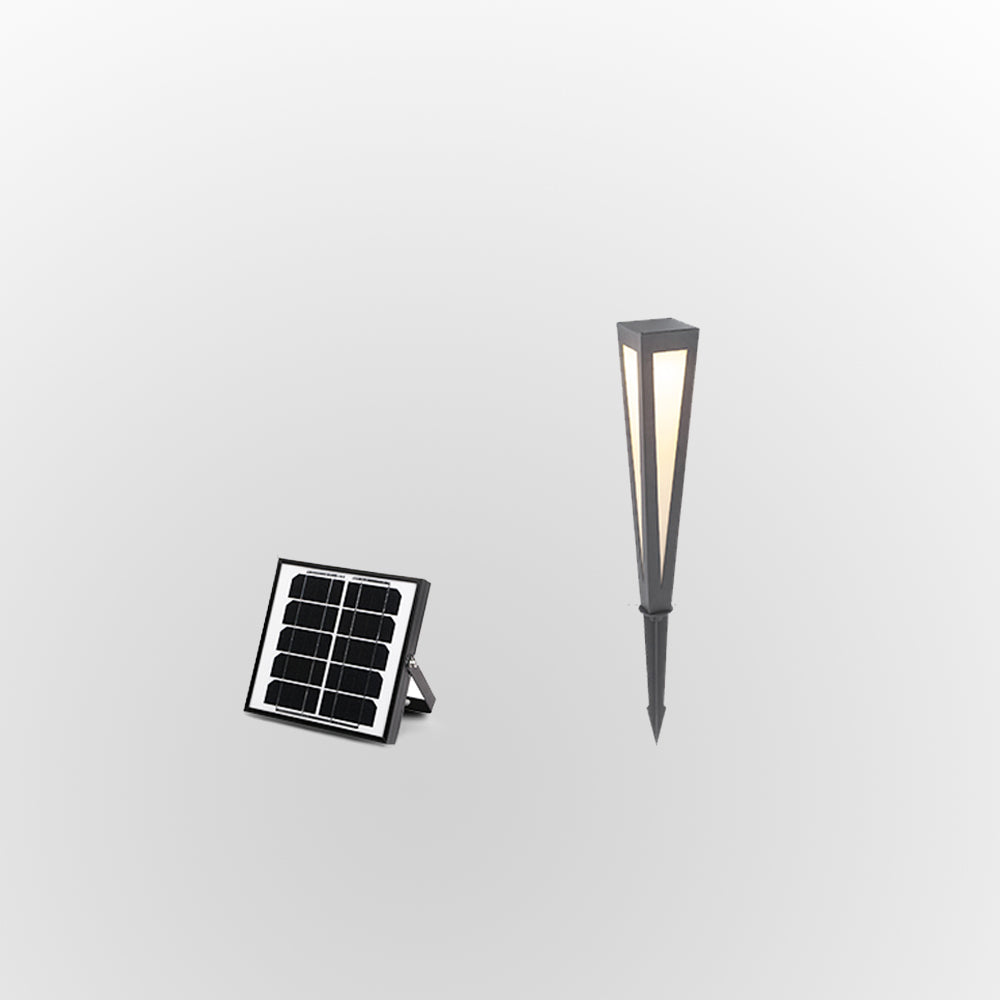 Arisha Modern LED Linear Außenleuchte Schwarz Garten/Flur/Balkon Metall&Acryl