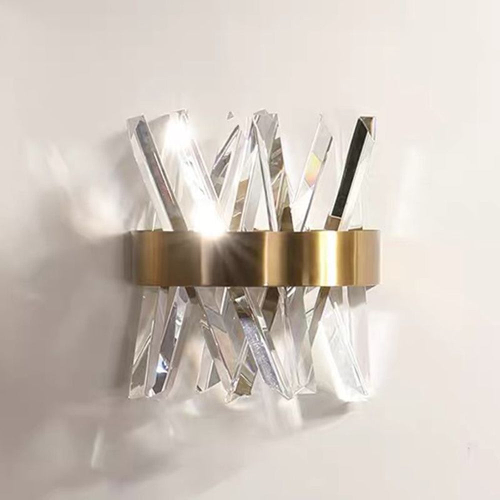 Kristy Modern LED Wandleuchte Innen GoldSchlaf/Wohnzimmer Metall Kristall