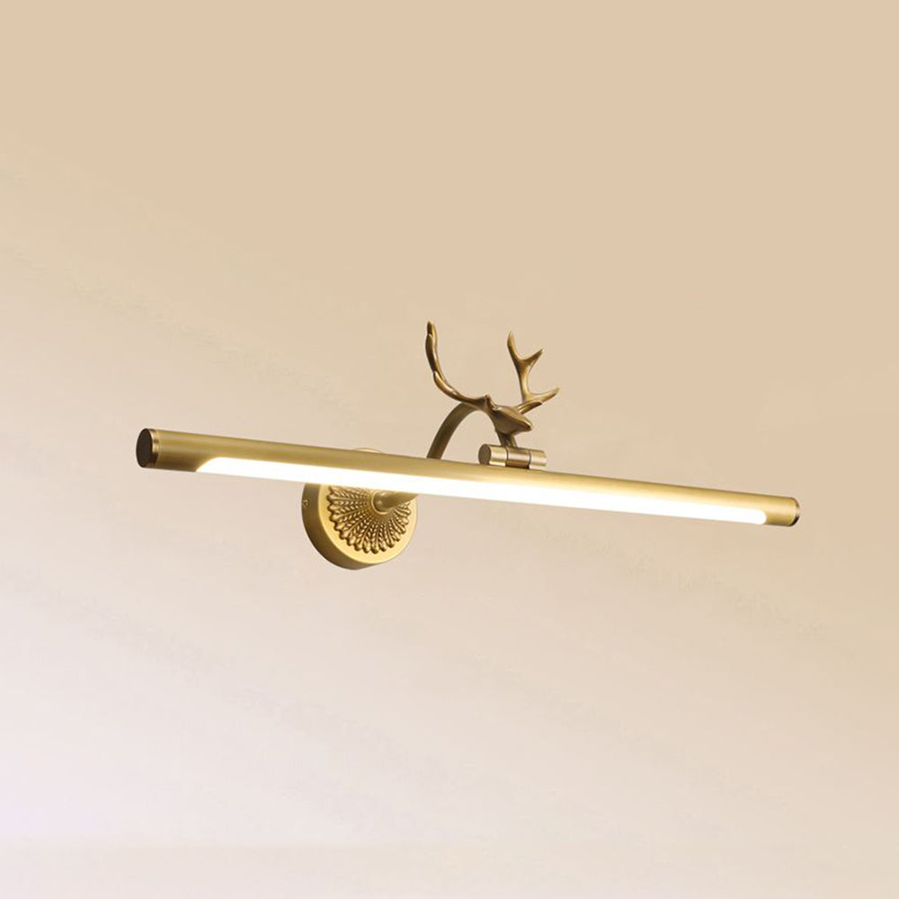 Arisha Modern LED Wandleuchte Schwarz/Messing Badezimmer/Wohnzimmer