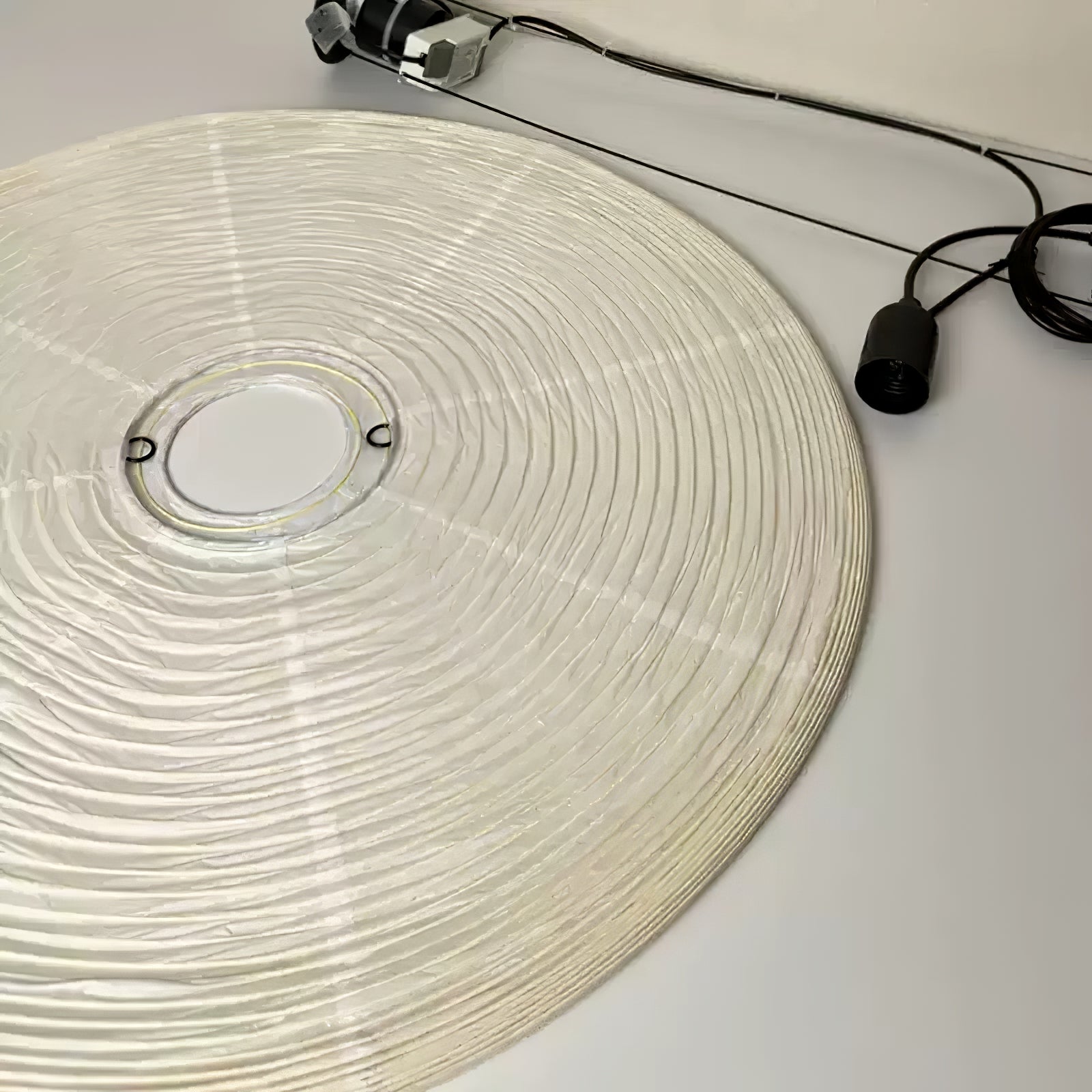 Solara Pendelleuchte Bambus Washi Papier Rund-Letslighting