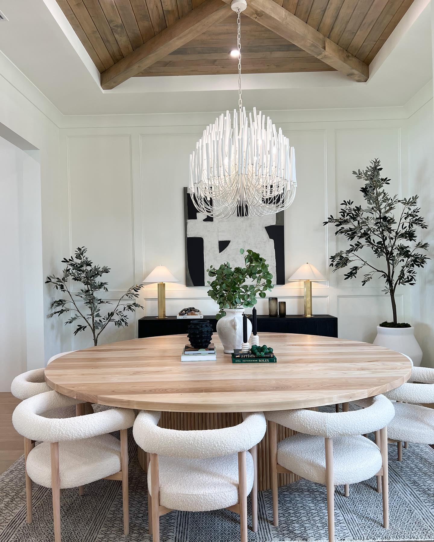 Ulshayra Postmodern Luxus Multi-Stick Holz Kronleuchter-Letslighting