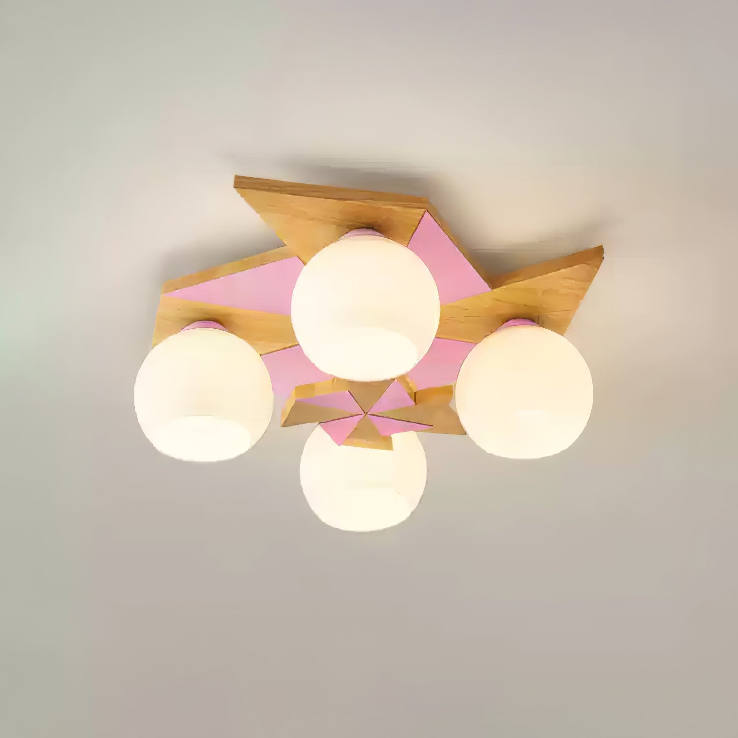 Ewooda Holz Decke Lampe-Letslighting