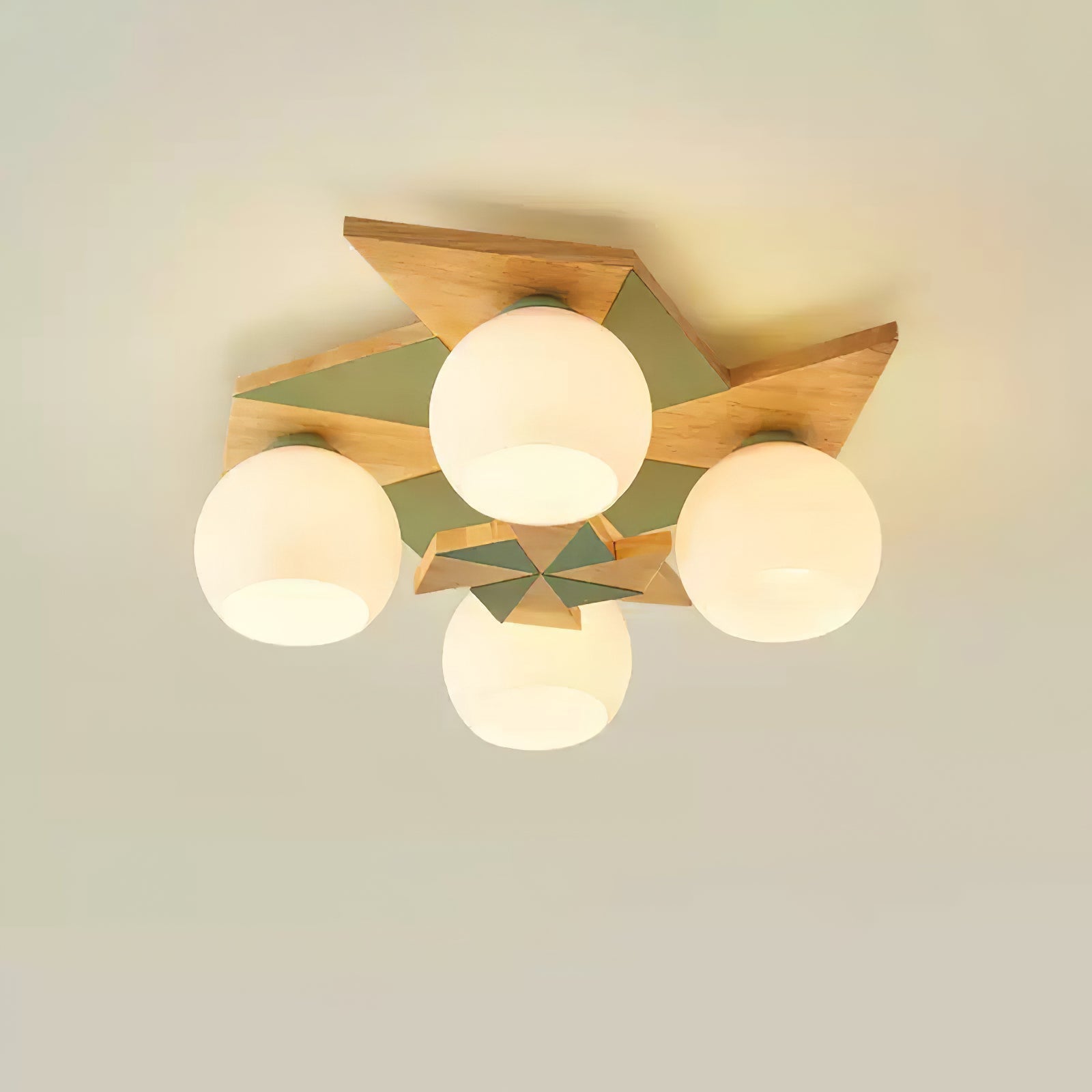 Ewooda Holz Decke Lampe-Letslighting