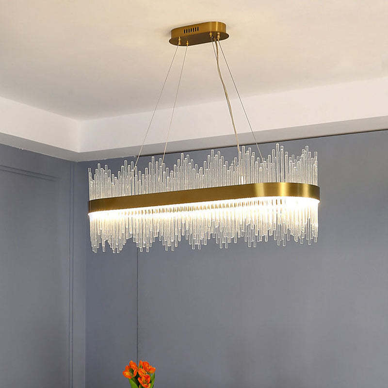 Kristy Modern LED Kronleuchter Dimmbar Wohnzimmer/Schlafzimmer Kristall