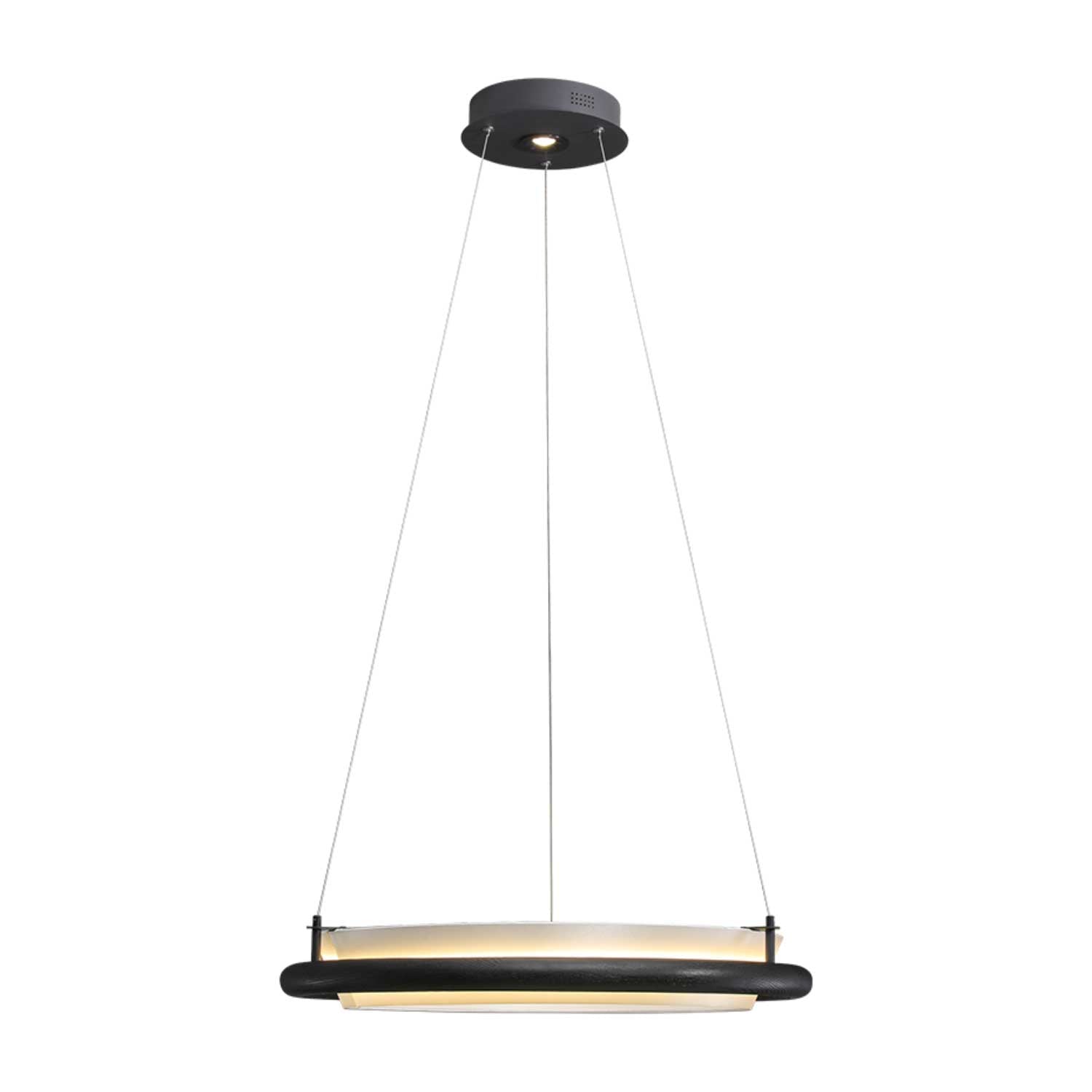 Olvelila Kreisförmige Pendelleuchte aus Holz-Letslighting