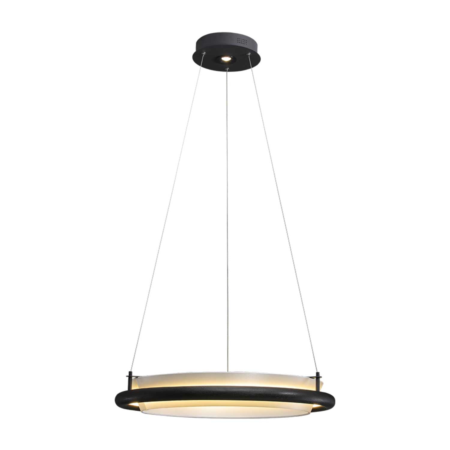 Olvelila Kreisförmige Pendelleuchte aus Holz-Letslighting