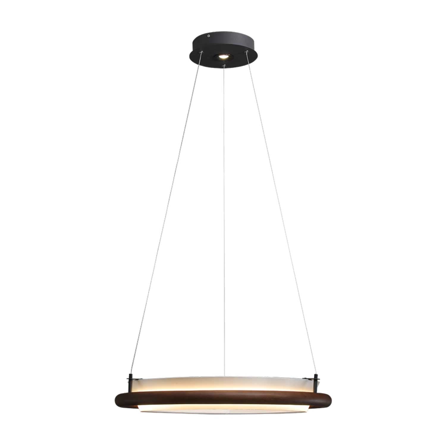 Olvelila Kreisförmige Pendelleuchte aus Holz-Letslighting