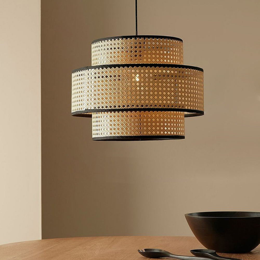 Ritta Pendelleuchte, dreilagig, Durchmesser 40/50/60cm