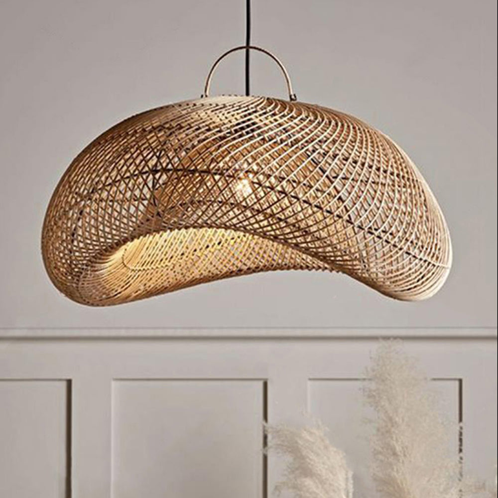 Muto Pendelleuchte, Rattan, Durchmesser 50/60/80cm