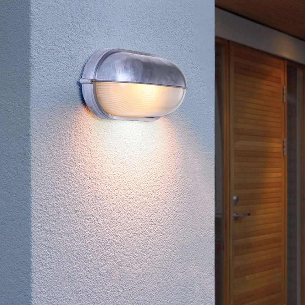 Ray Wasserdichte Wandleuchte Modern Innen Außen, 3 Farben, Metall Glas