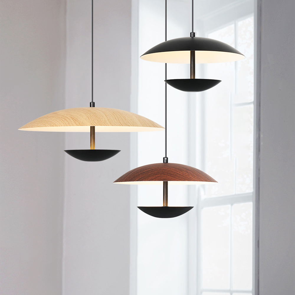 Arisha  Nodic Pendelleuchte Wohnzimmer/Schlafzimmer Holz/Braun