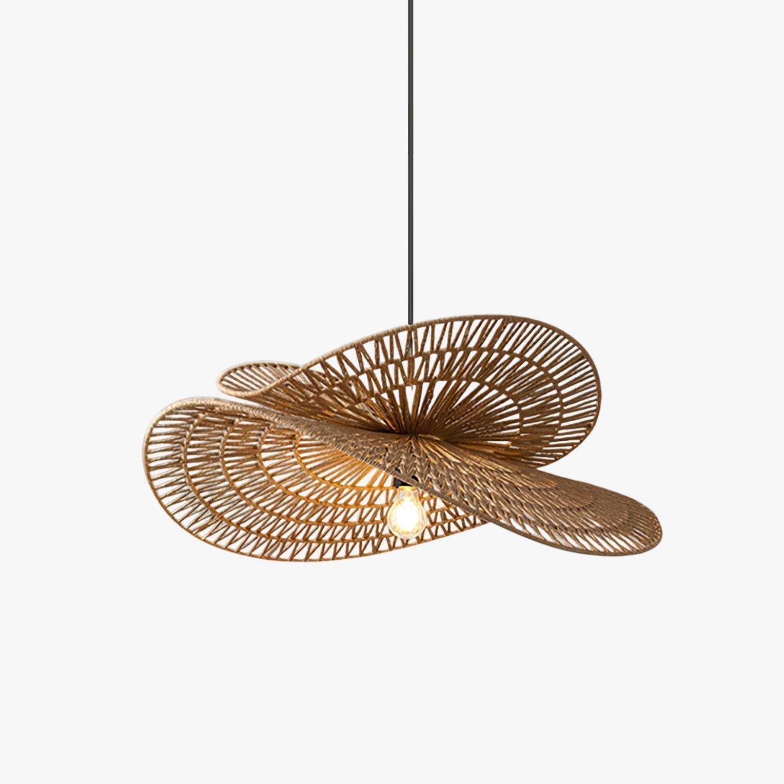 Avelora Hanfseil Traditionell Pendelleuchte-Letslighting
