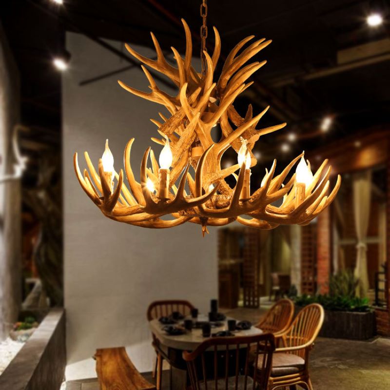 Silva Nordic LED Pendelleuchte Holz Metall Bar/Esszimmer/Wohnzimmer