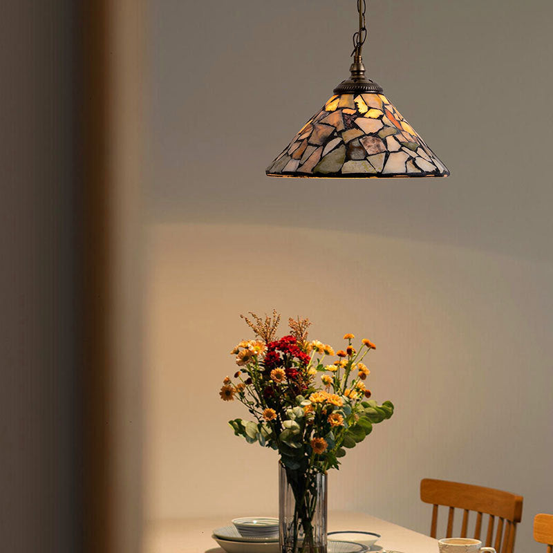 Arisha Vintage LED Pendelleuchte Metall Glas Wohnzimmer/Schlafzimmer