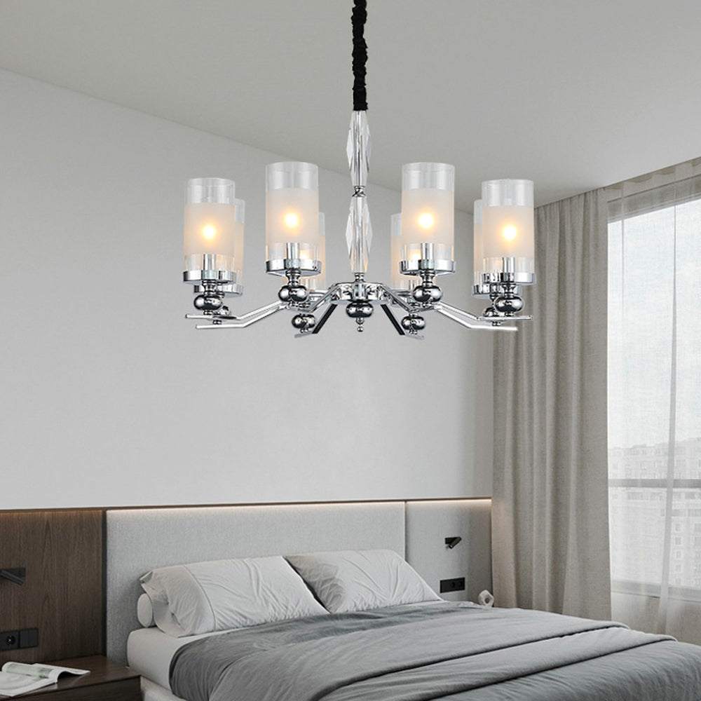 Silva Retro Pendelleuchte, 1/2/6/8/10 Flammig, Metall/Glas, Esszimmer