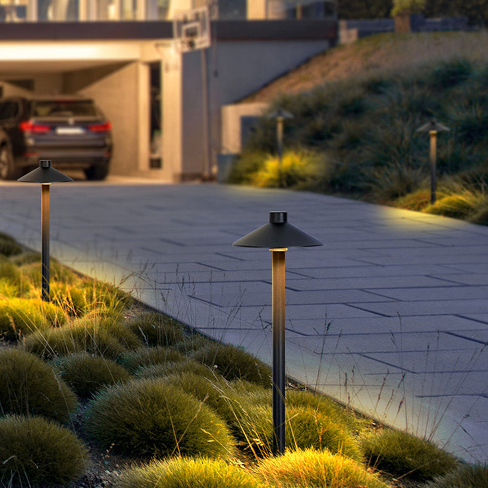 Arisha Modern Design LED Außenleuchte Solar Schwarz Garten Metall